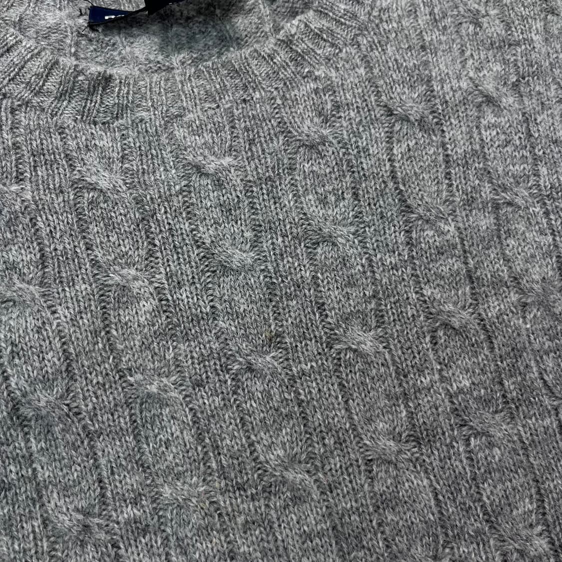 W 95 폴로랄프로렌 스포츠 램스울 꽈배기 니트 상품이미지4