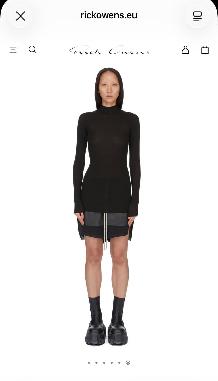 Rick Owens 2019SS 메인라인 코튼 니트 상품이미지1