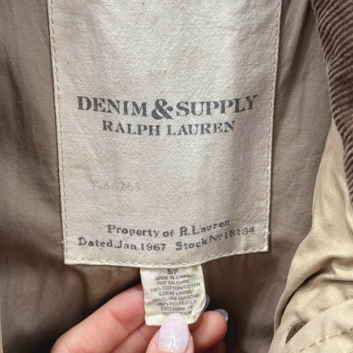 데님 앤 서플라이 사파리 필드 자켓 멀티포켓 디테일 밀리터리 베이지 상품이미지7