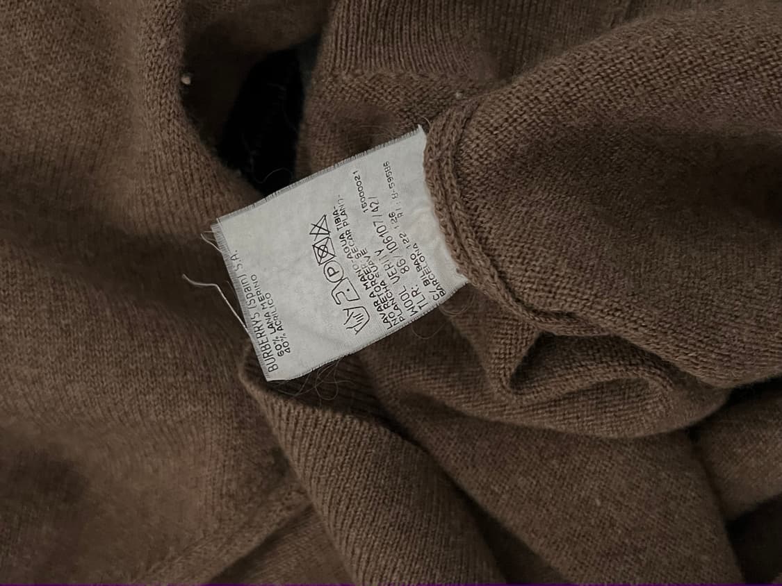 Burberry Wool brown neat 상품이미지4