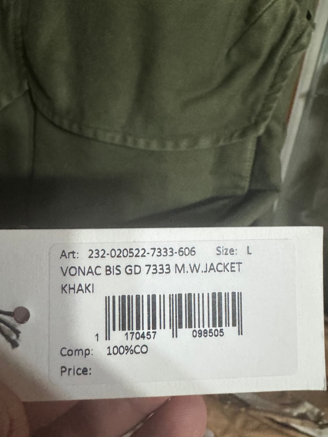 드리스반노튼 오버다이드 카고 M.W자켓 상품이미지3