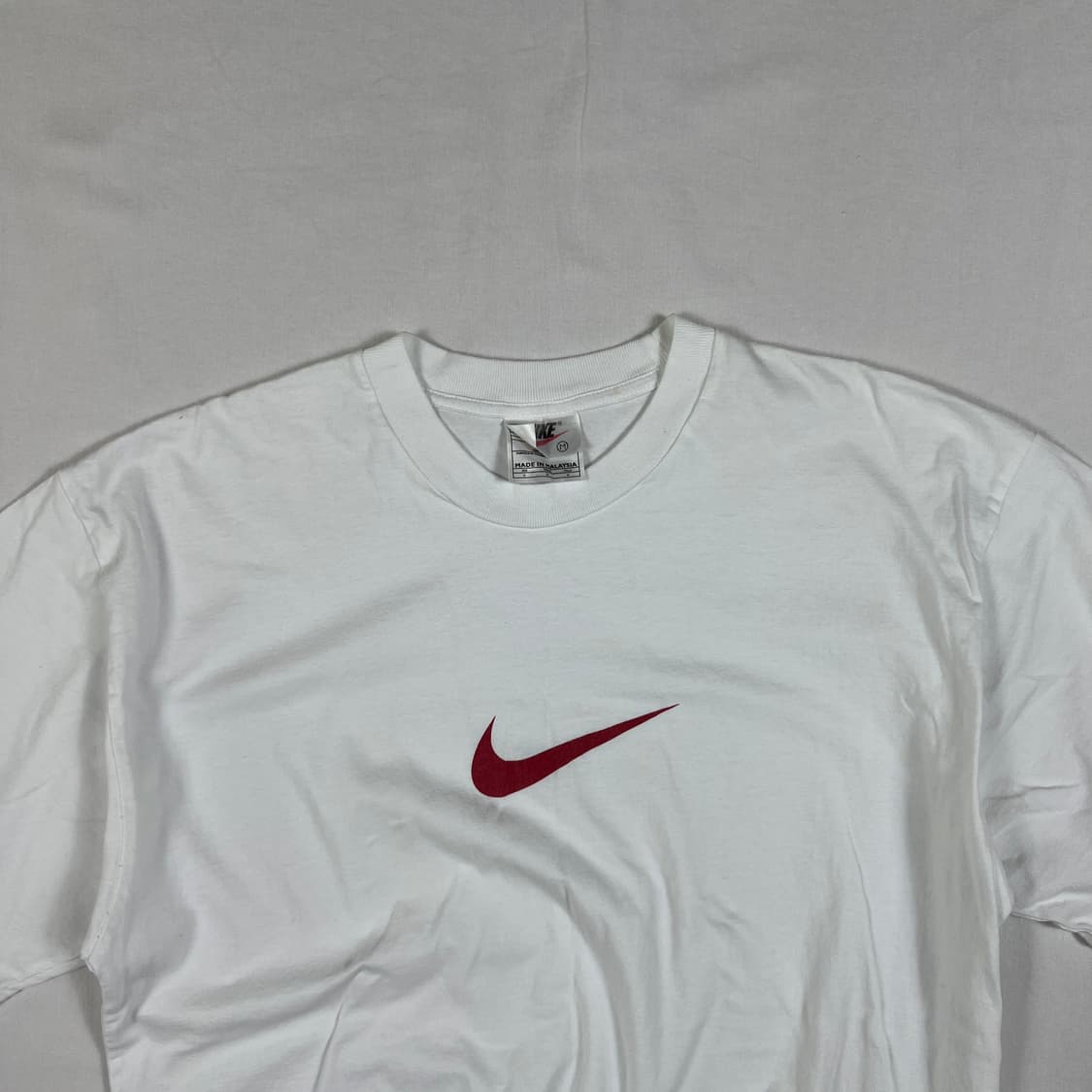 90‘s 나이키 nike 센터 스우시 로고 프린트 반팔티 상품이미지2