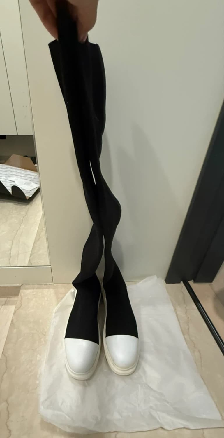 Cinzia araia 신지아 아리아 싸이하이 니트 삭스부츠 상품이미지4