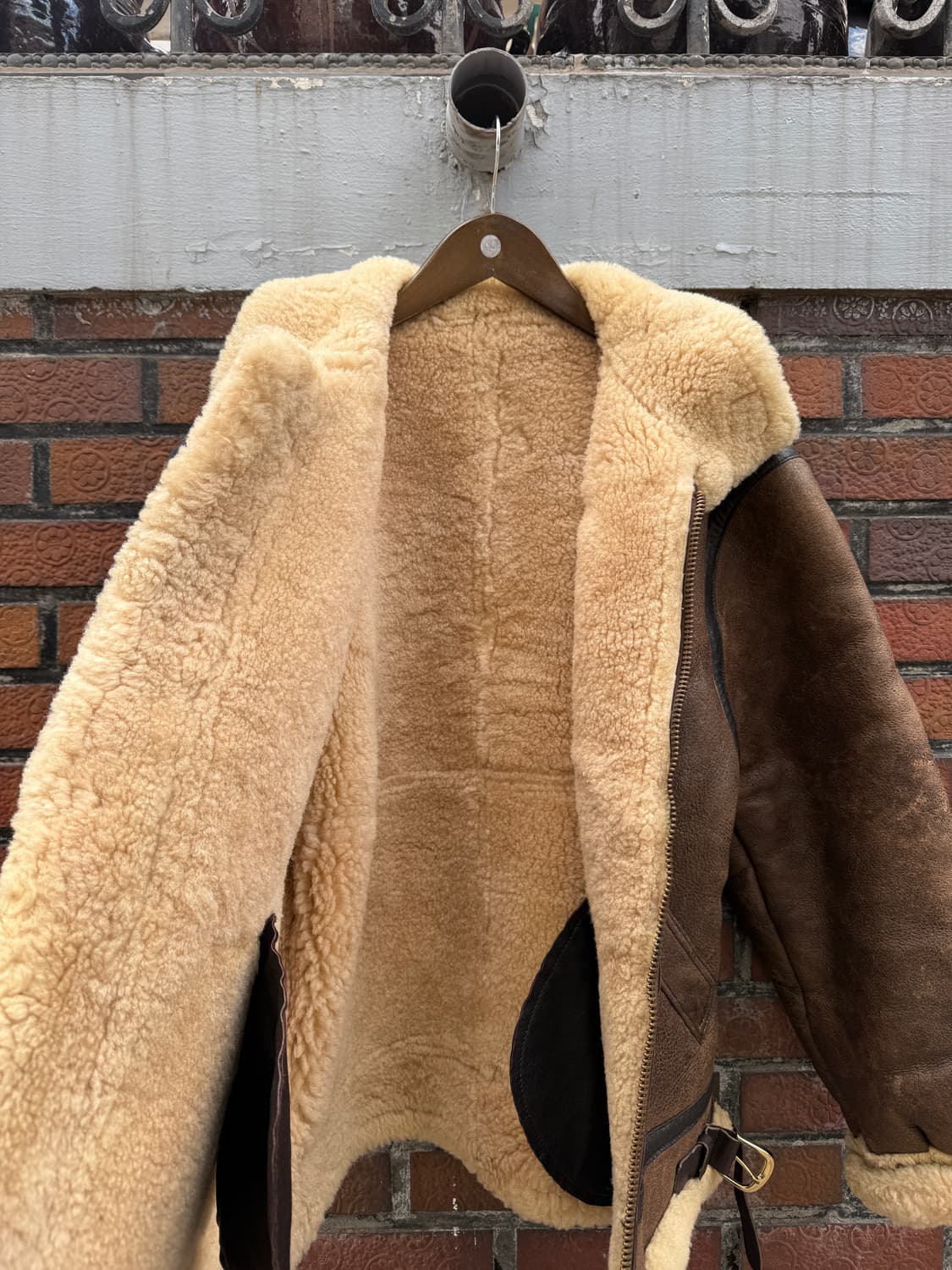 80s 골든베어 b-3 무스탕 40(XL) 상품이미지4