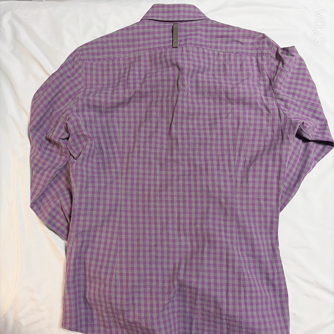 비비안웨스트우드 퍼플 체크 엘보우 패치 셔츠 상품이미지2