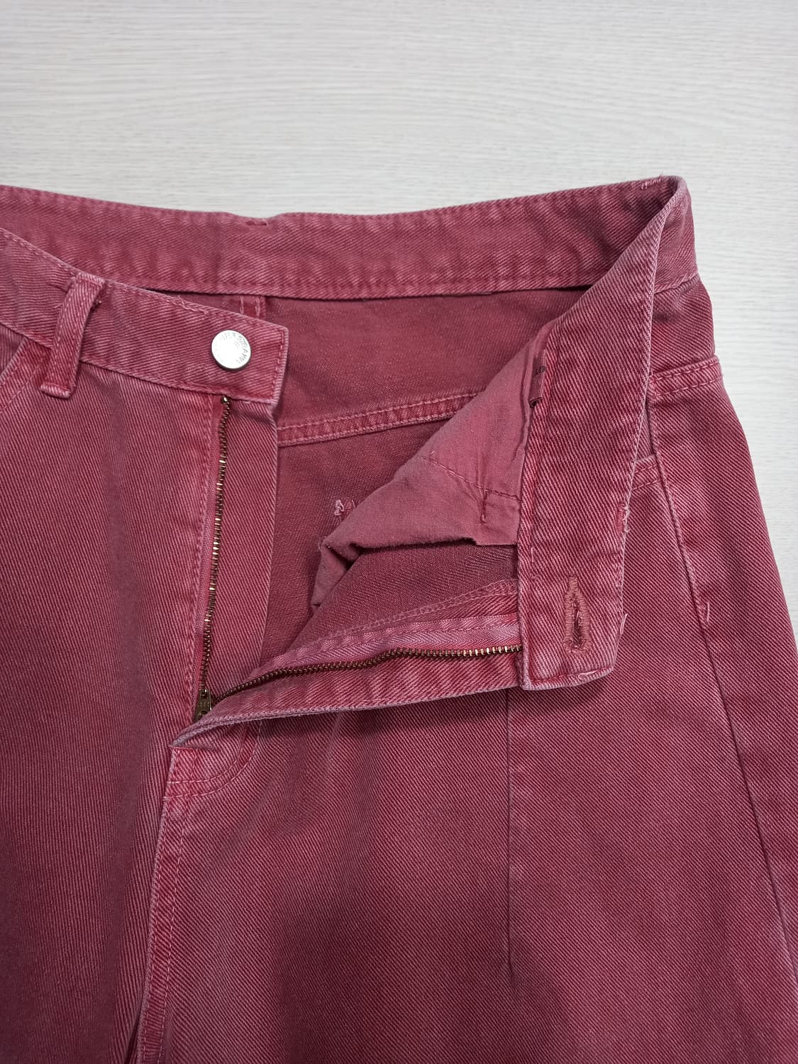 30 DoT 하이웨이스트 와이드핏 벌룬팬츠 연버건디 30-175 상품이미지6