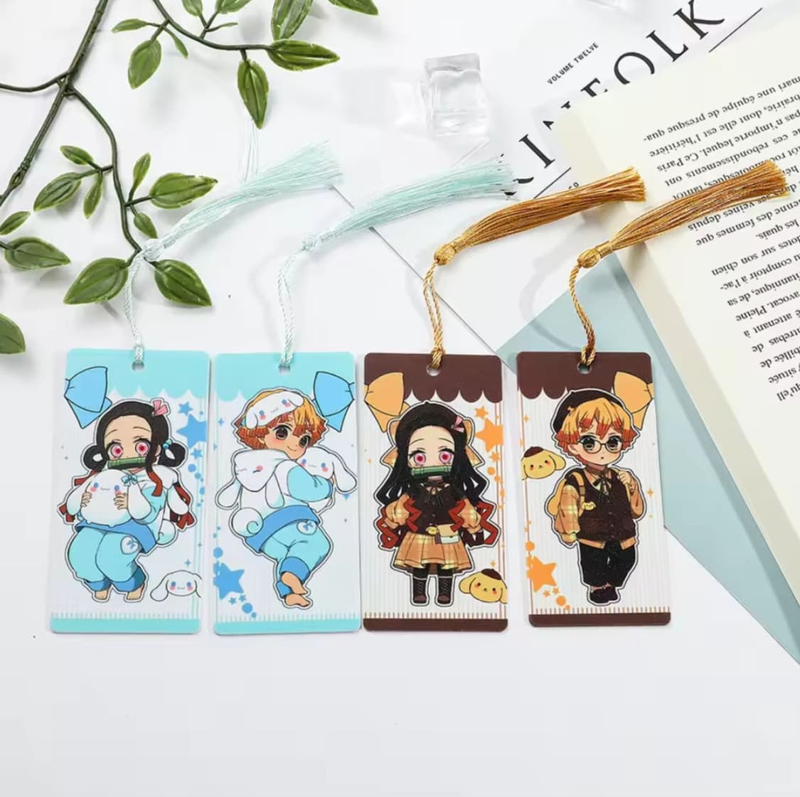 귀멸의칼날 젠이츠 네즈코 커플 책갈피 상품이미지3