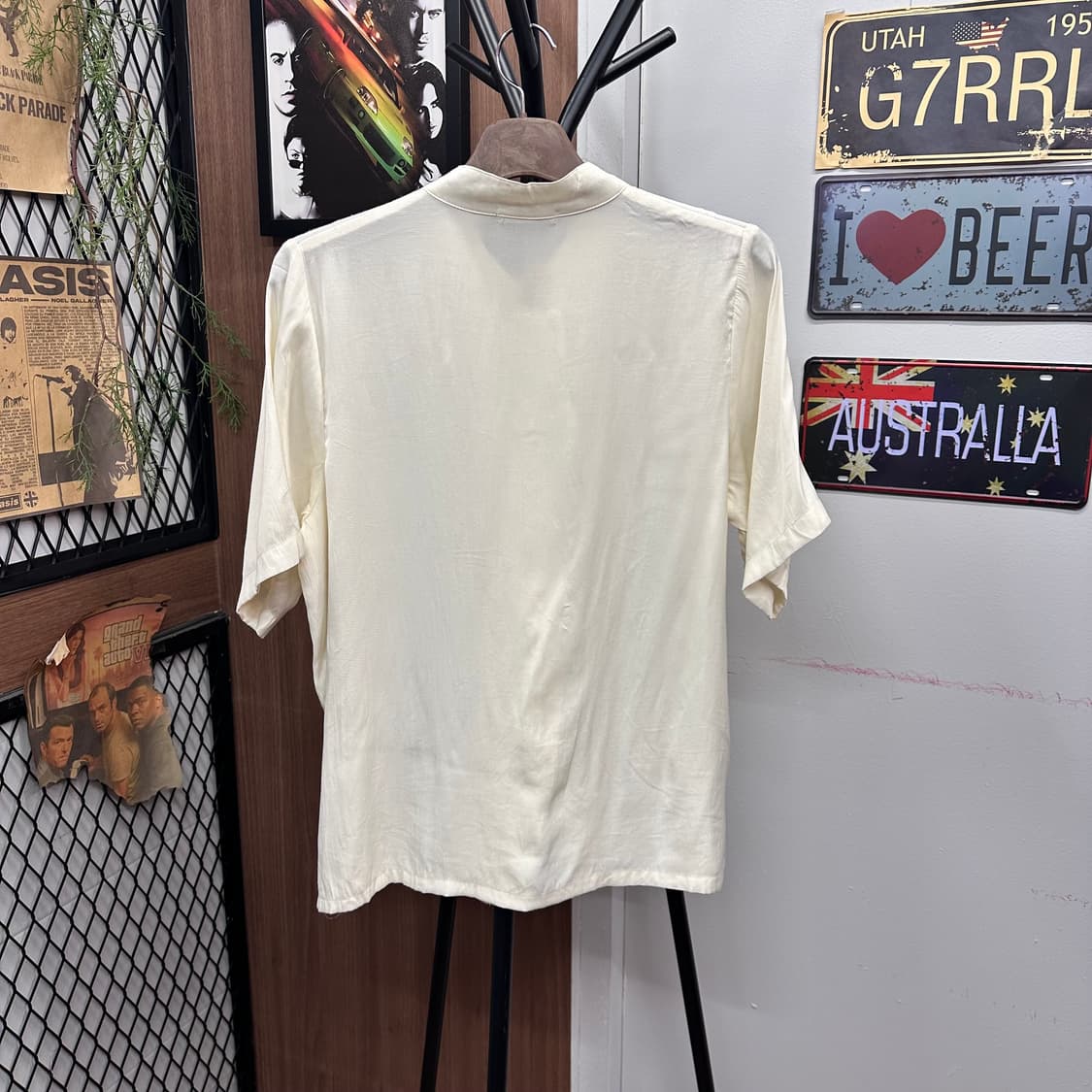 China Frog Button Loose Fit Shirt 상품이미지2