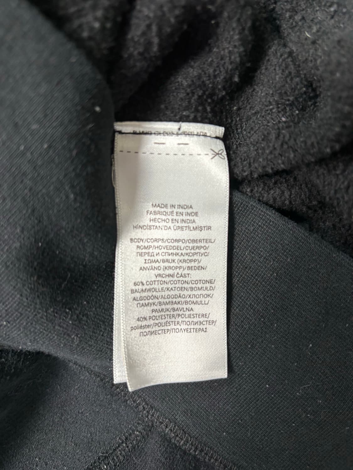 폴로 맨투맨 블랙 상품이미지6