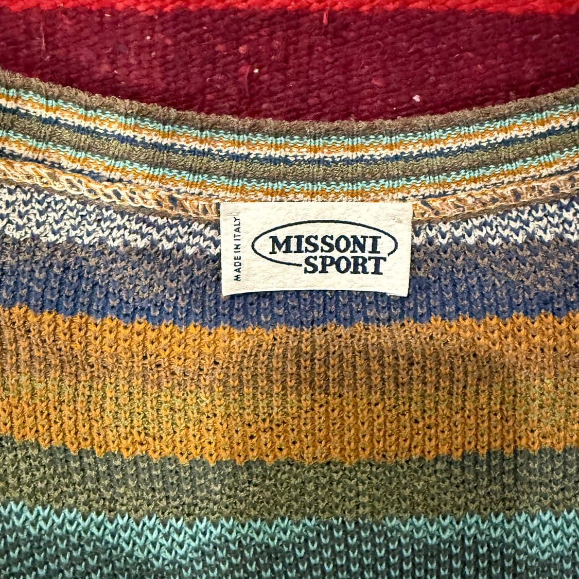 MISSONI SPORT 빈티지 케이블 니트 가디건 105 상품이미지5