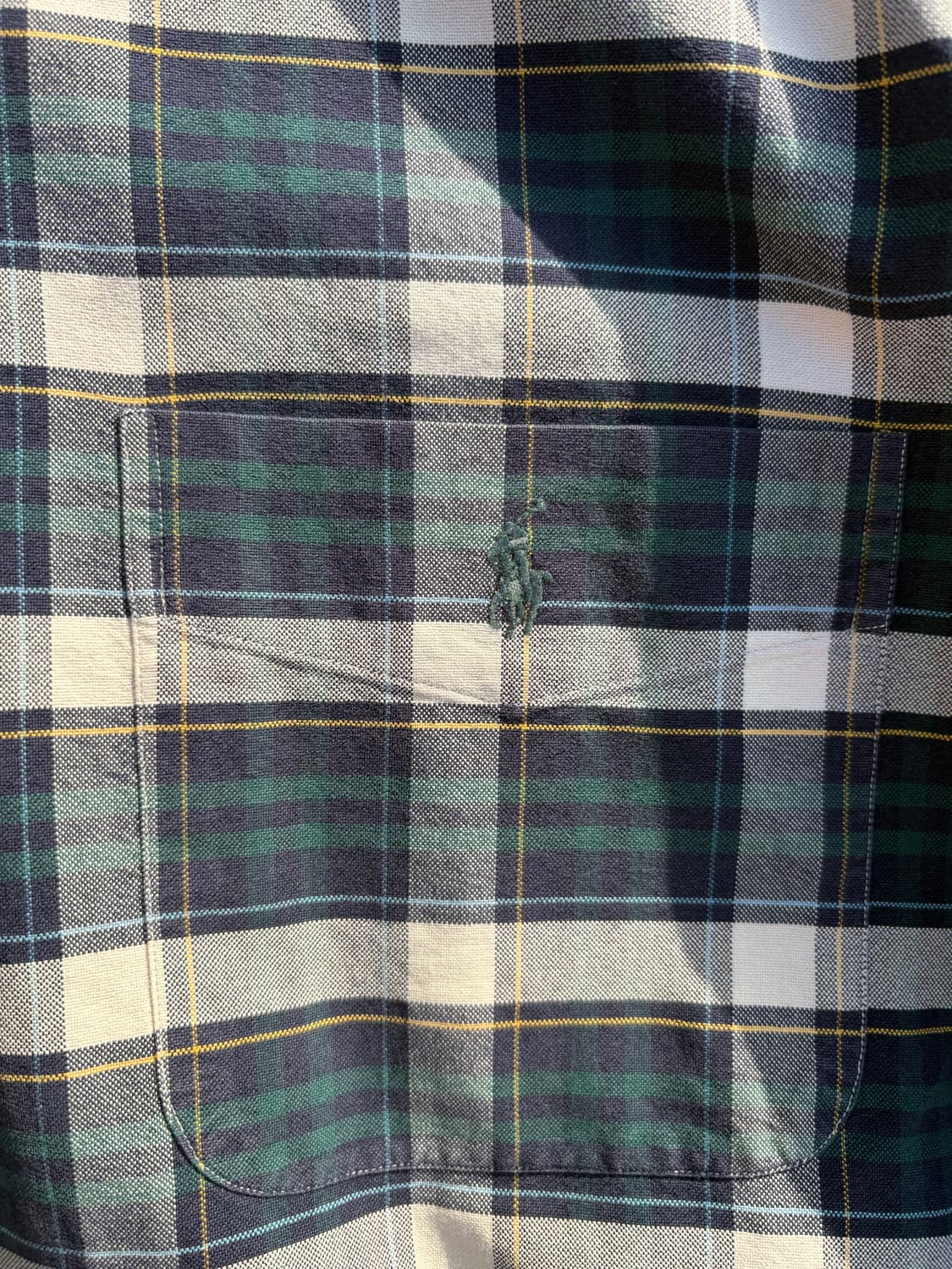 90s 폴로 빅셔츠 체크셔츠 상품이미지5