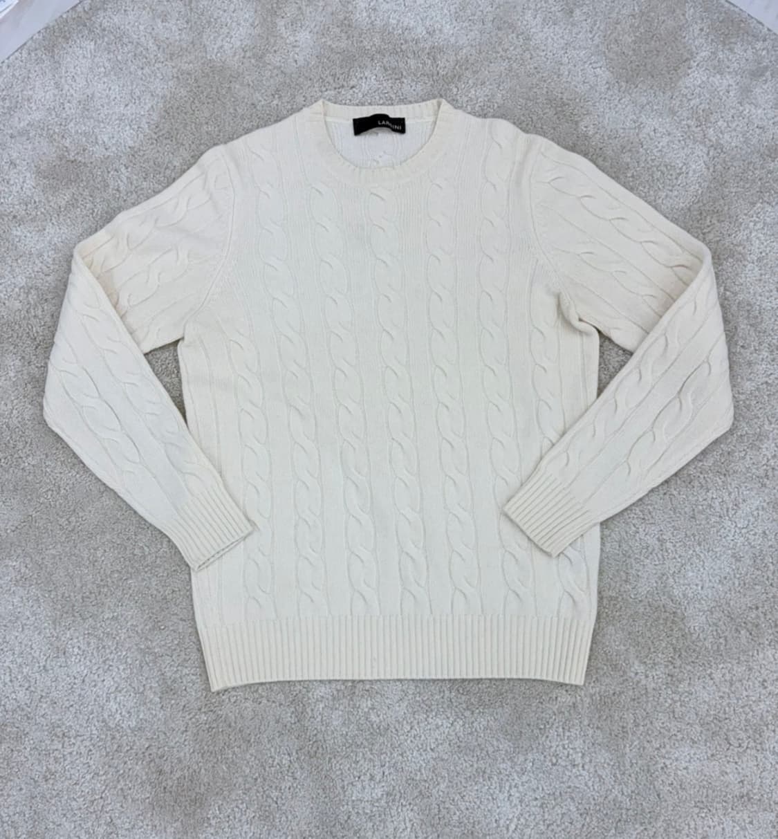 라르디니 울캐시미어 케이블 니트 46 상품이미지1