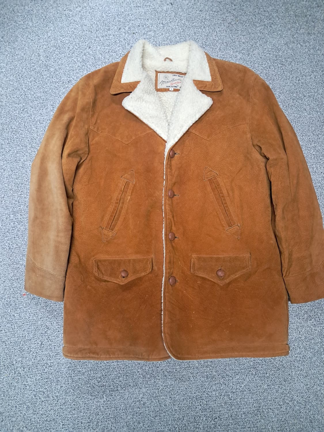 빈티지 스웨이드 쉐르파 상품이미지1