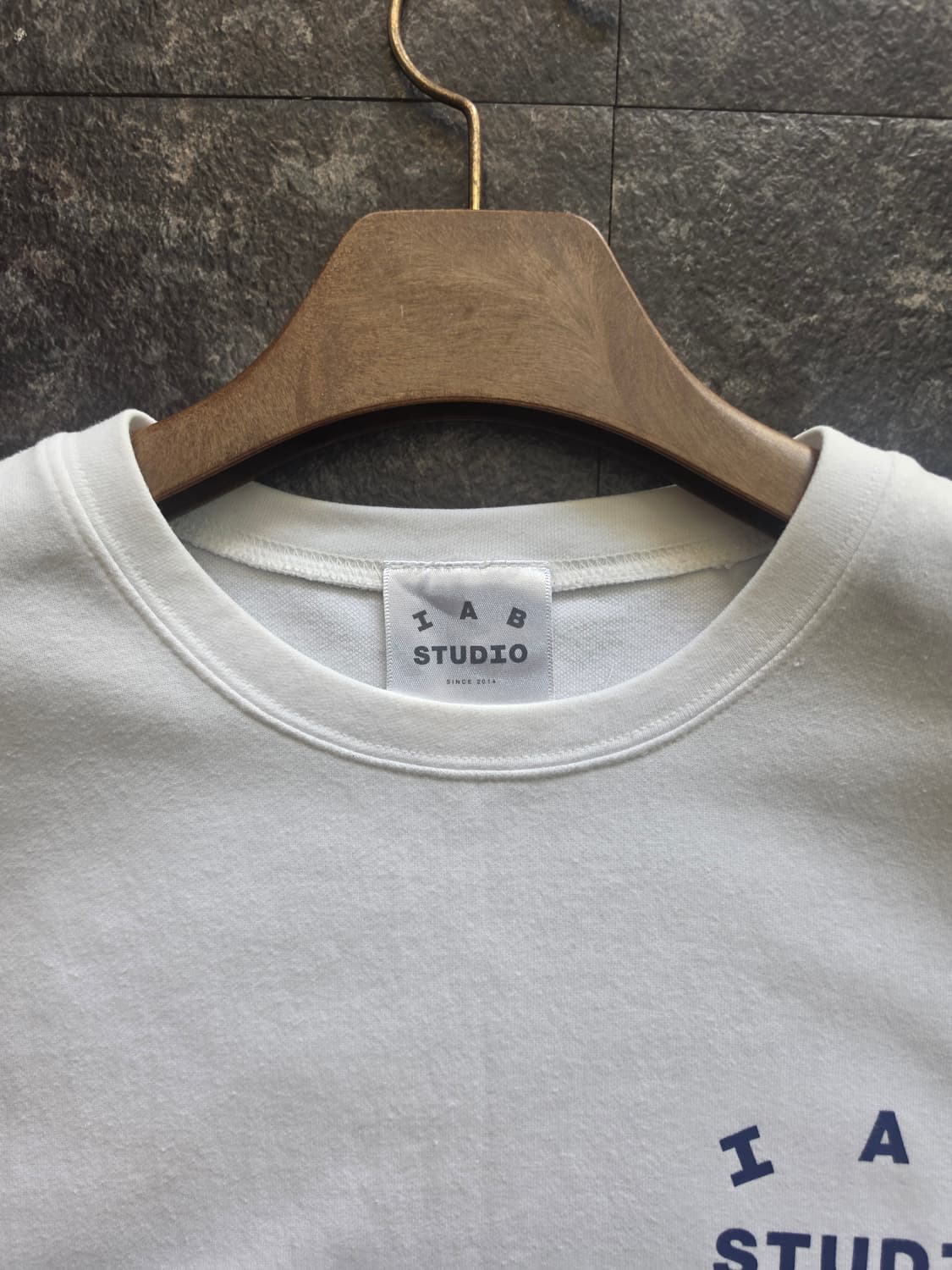 #아이앱스튜디오 티셔츠 화이트+파란글씨(M) 상품이미지3