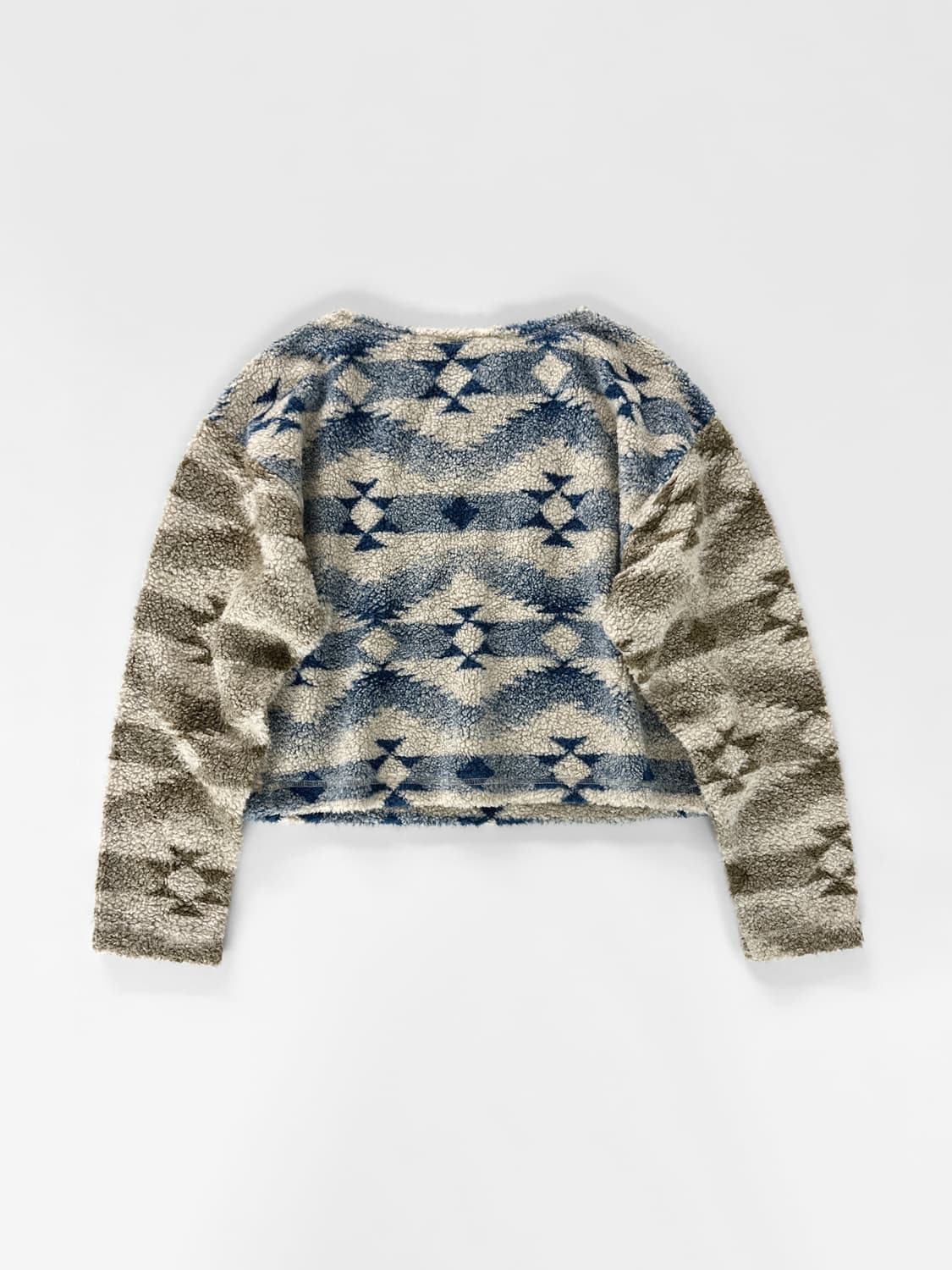 90s 빈티지 Gate18 나바호 패턴 부클 플리스 상품이미지2