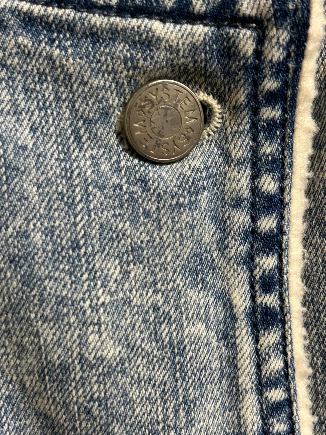 시스템 데님 보아 안감 롱 자켓 상품이미지4