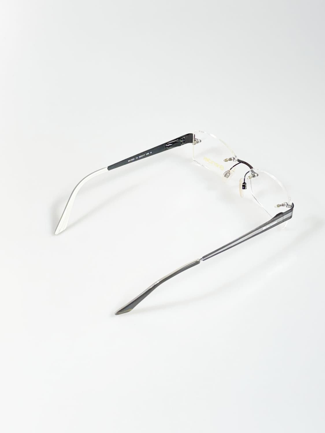 90s BRENDEL 스퀘어 무테 프레임 빈티지 안경 상품이미지4