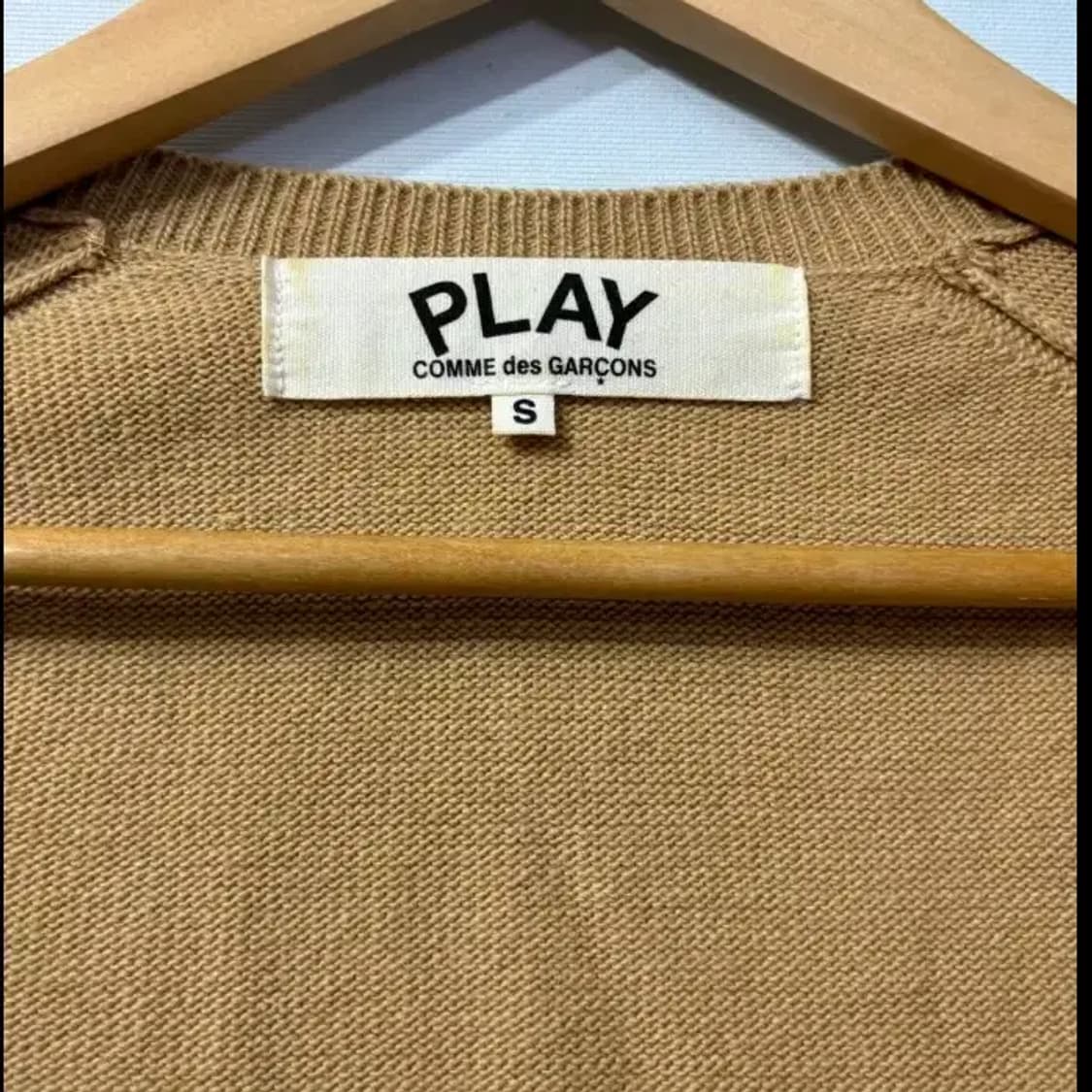 꼼데가르송 PLAY 가디건 베이지 ~55 상품이미지2