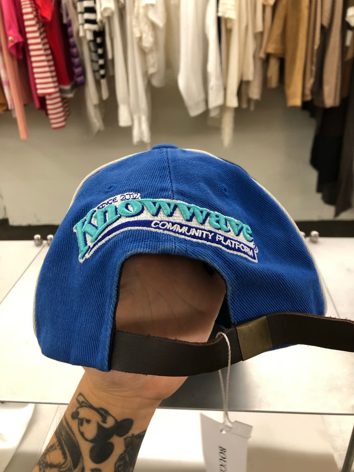 know wave 레이싱 캡 상품이미지2