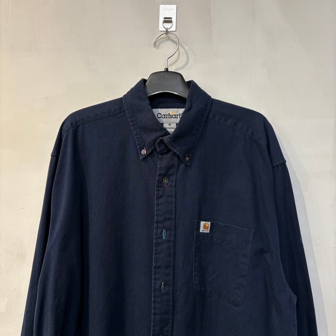 칼하트 셔츠 M 네이비 상품이미지3