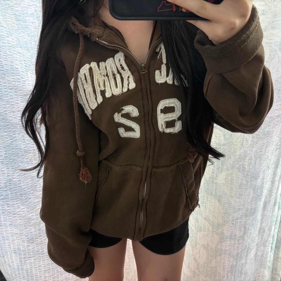 아베크롬비 후드집업 브라운 상품이미지2