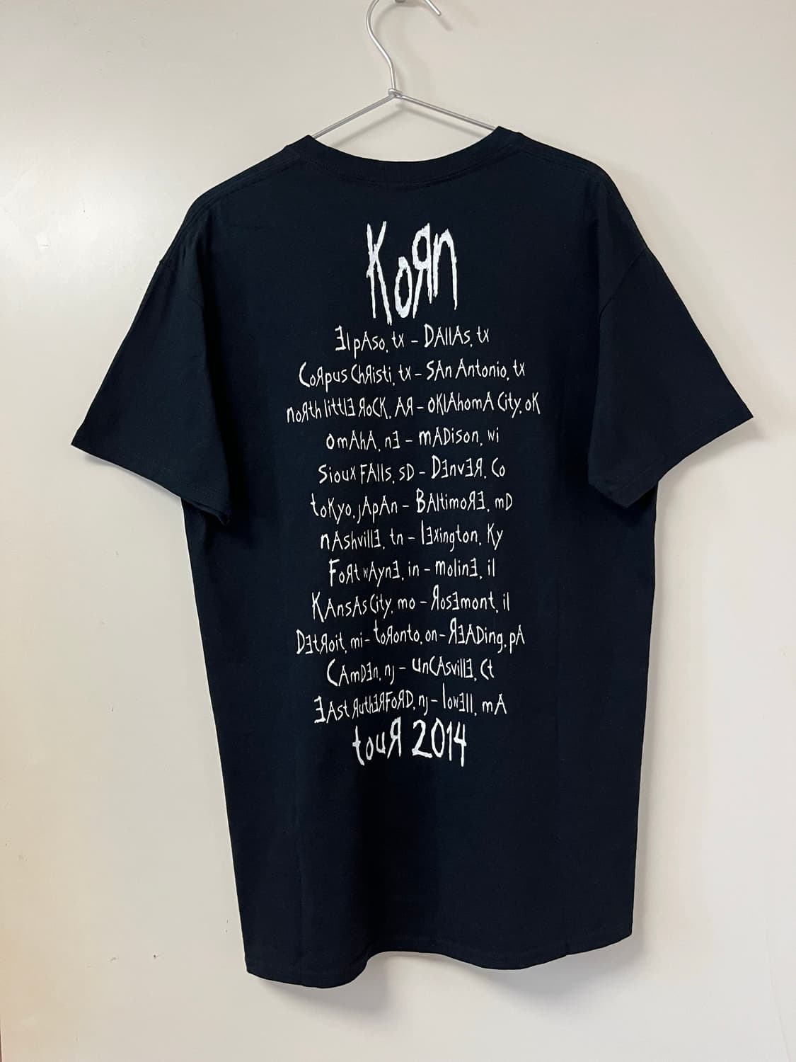 Korn 2014 tour tshirts 상품이미지2