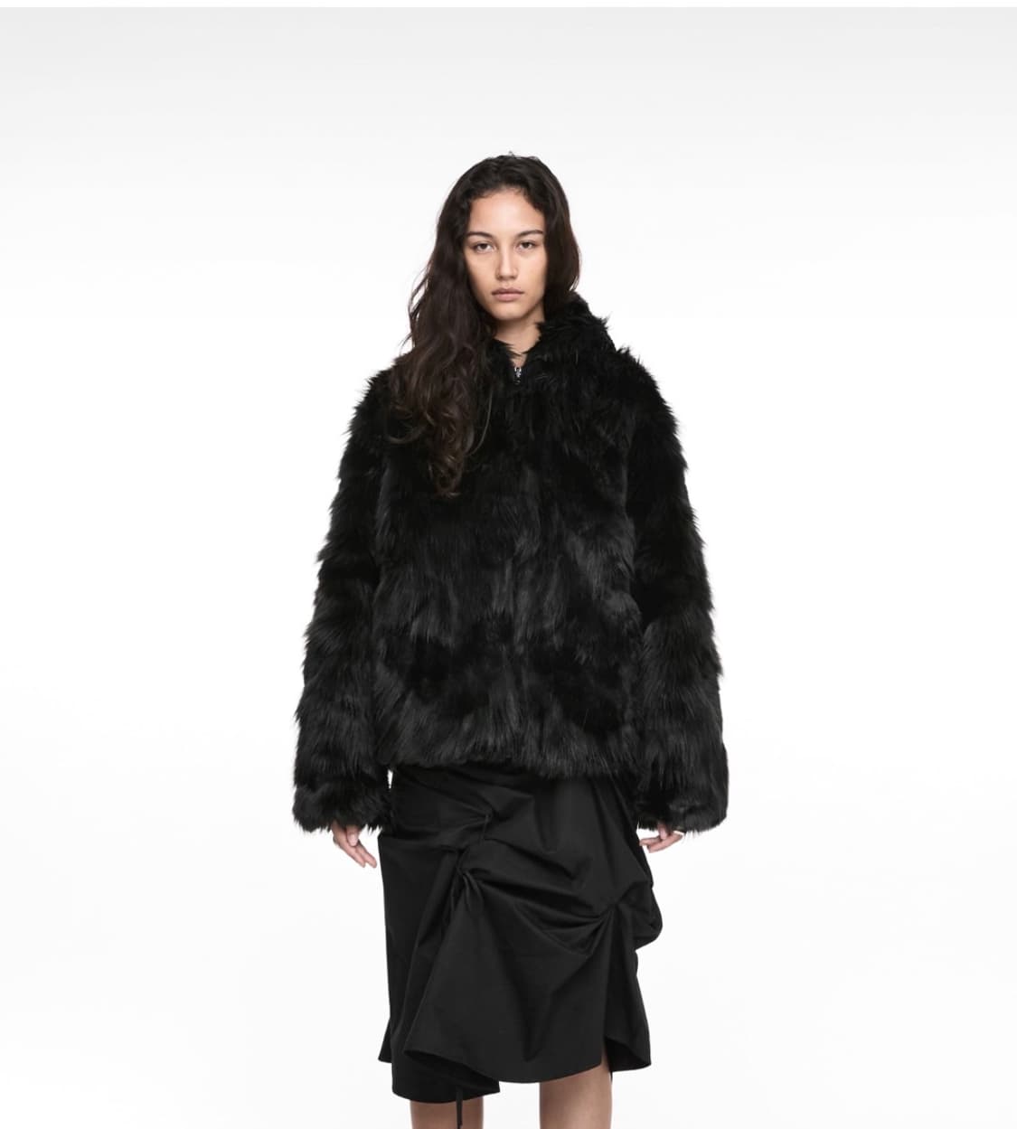 나체 리버시블 후디 퍼자켓 블랙 0 사이즈 상품이미지1