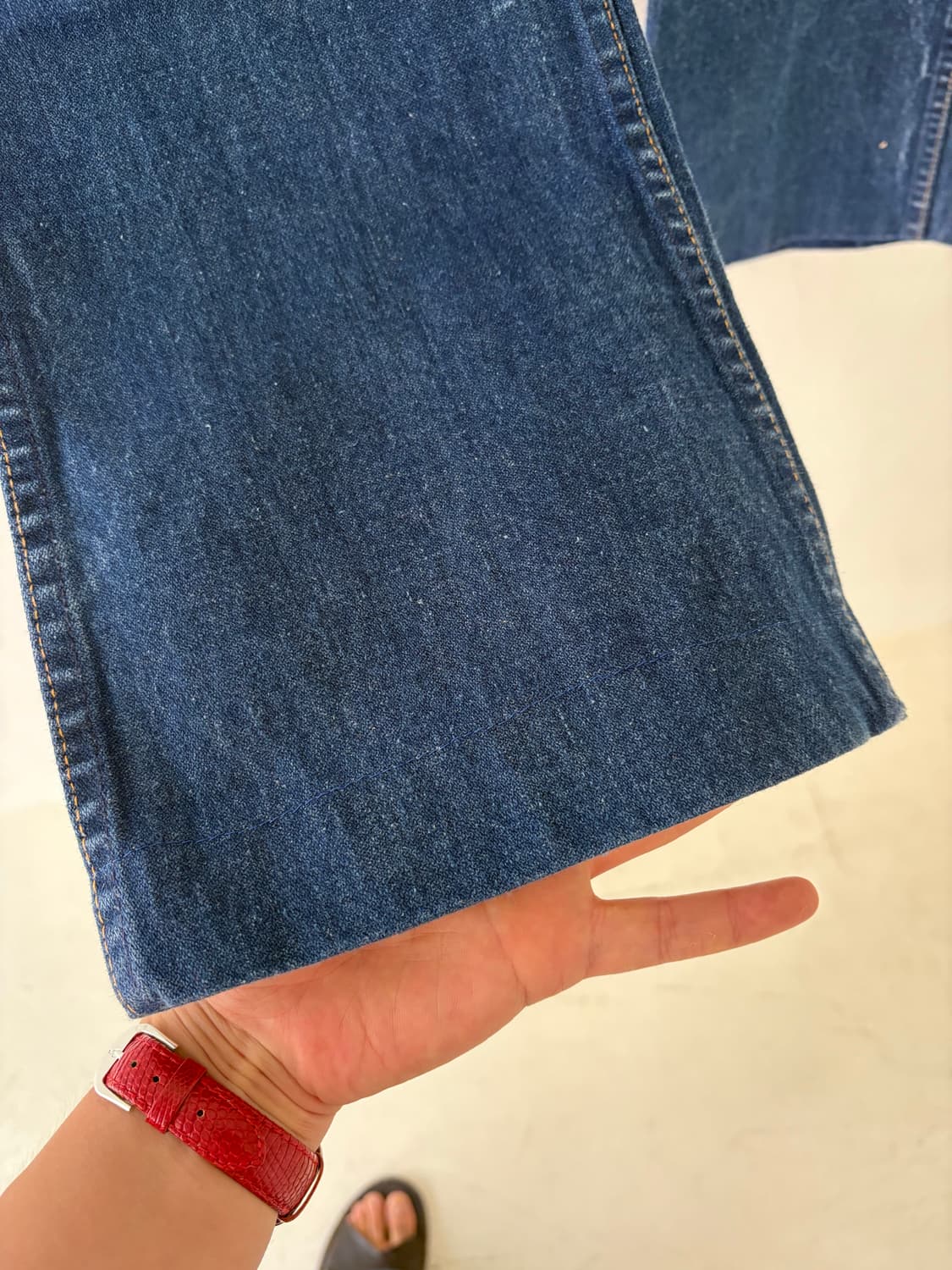 70-80's Wrangler 345 Den Denim pant 상품이미지6