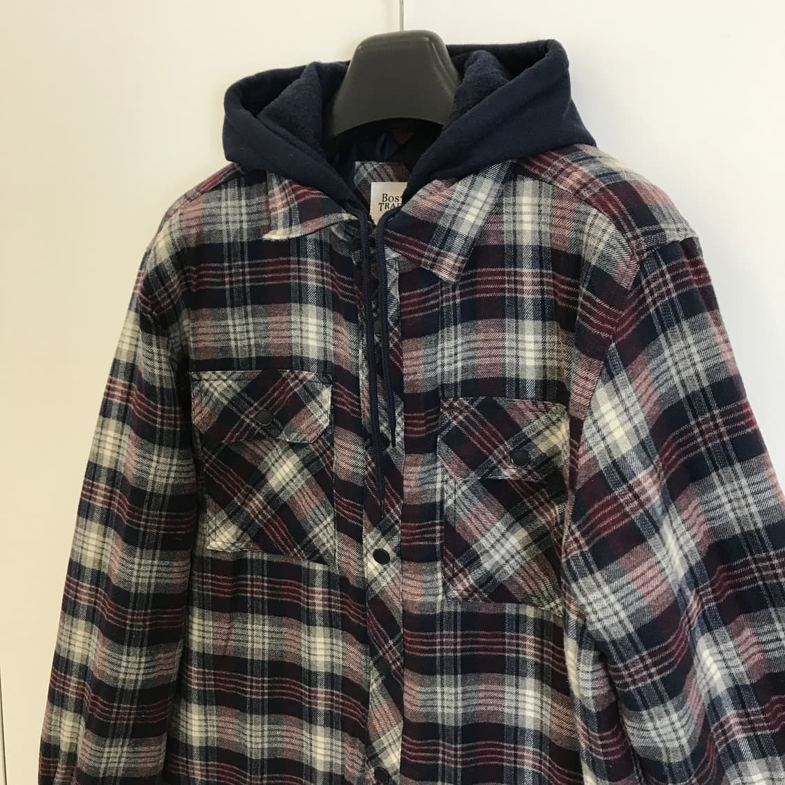 보스턴트레이더스 후드 플란넬 패딩셔츠 [XL] 상품이미지2