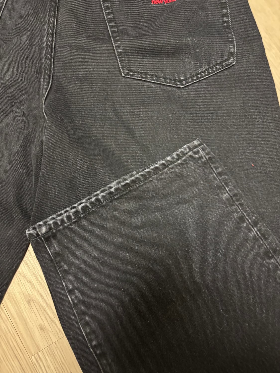 25fw 슈프림 배기진 블랙 34 상품이미지4