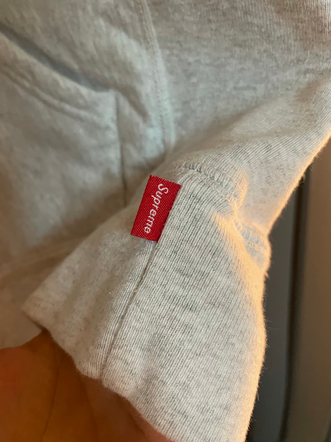 슈프림 s 로고 후드 라이트 그레이 m 상품이미지4