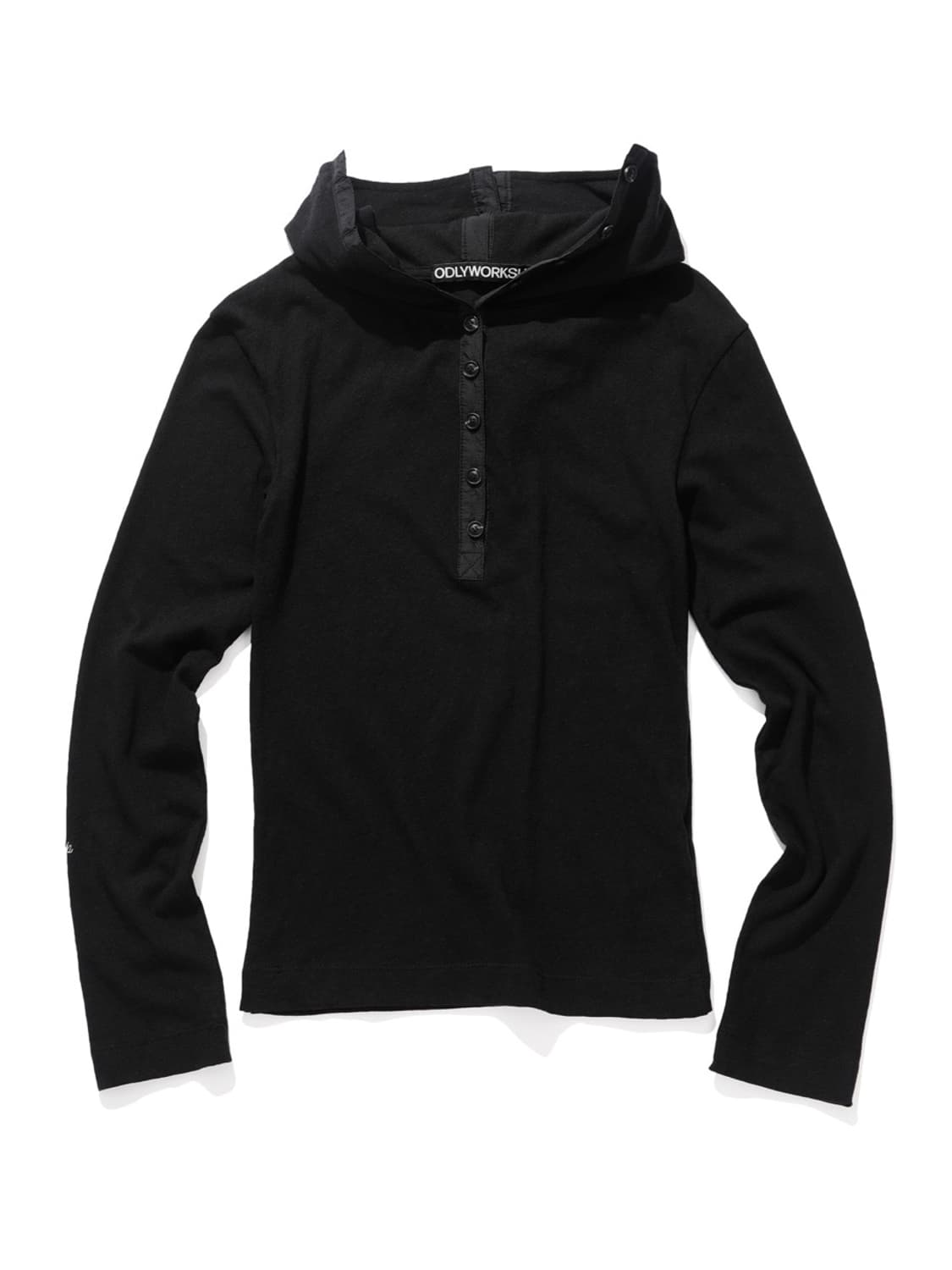 ODLYWORKSHOP Hooded henley tee 상품이미지3