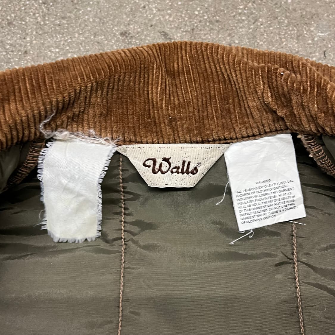 90s Walls 퀼팅 덕 워크 자켓 (105) 상품이미지6