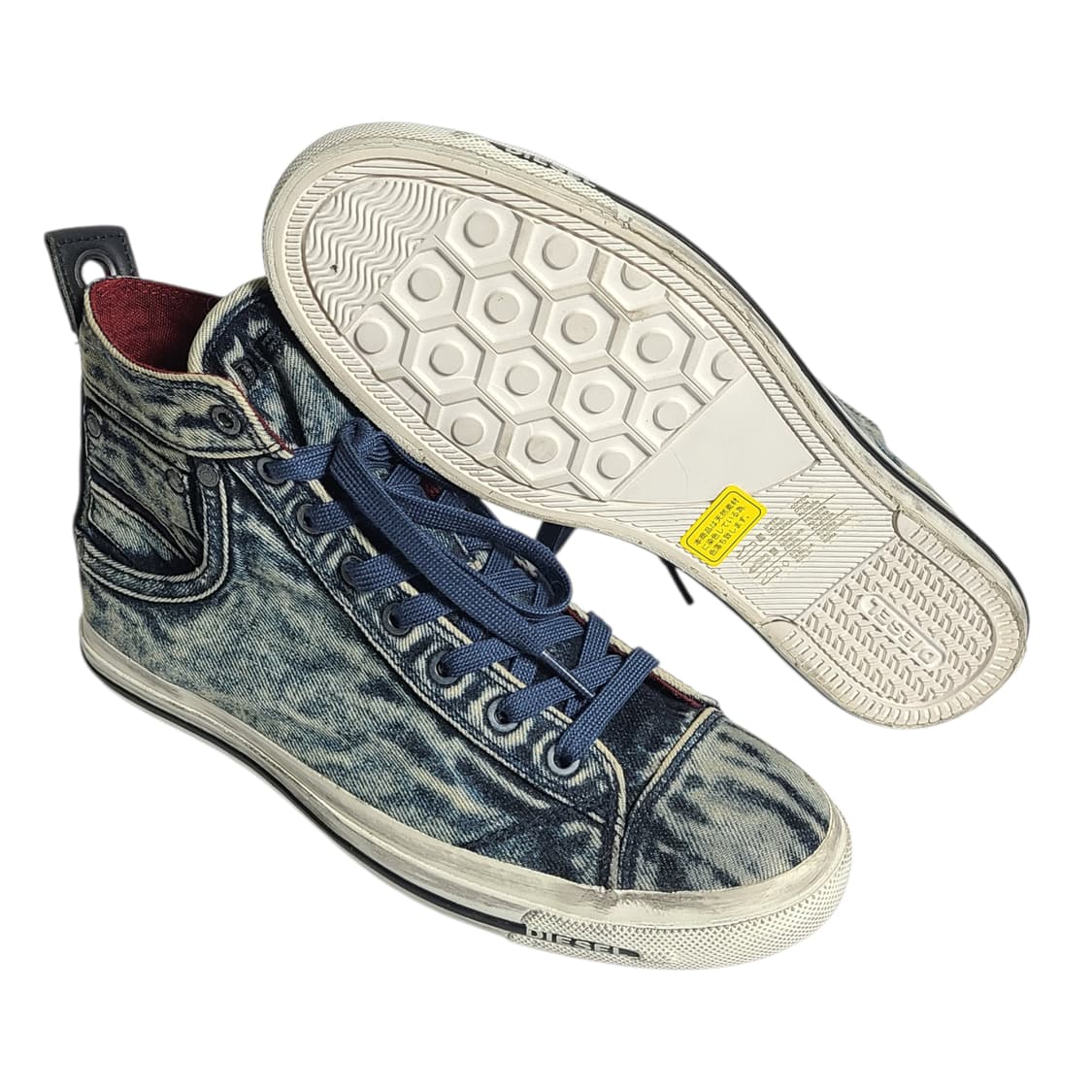 270) DIESEL 디젤 Exposure Stripe 데님 하이탑 상품이미지2