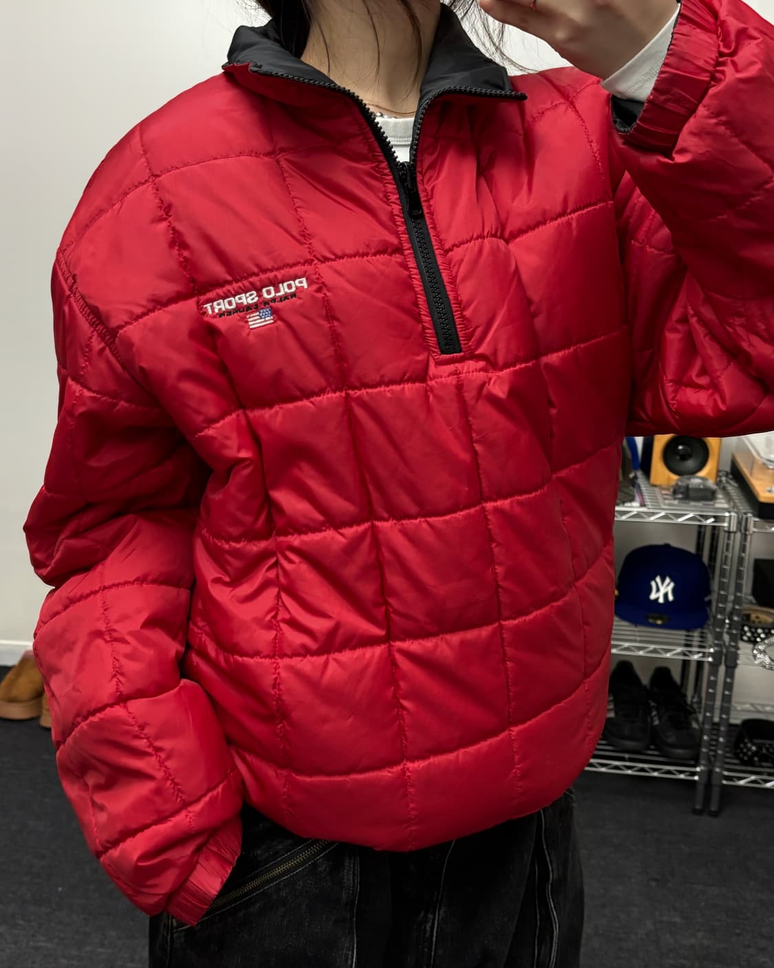 폴로스포츠 00s 리버시블 패디드 자켓 상품이미지1