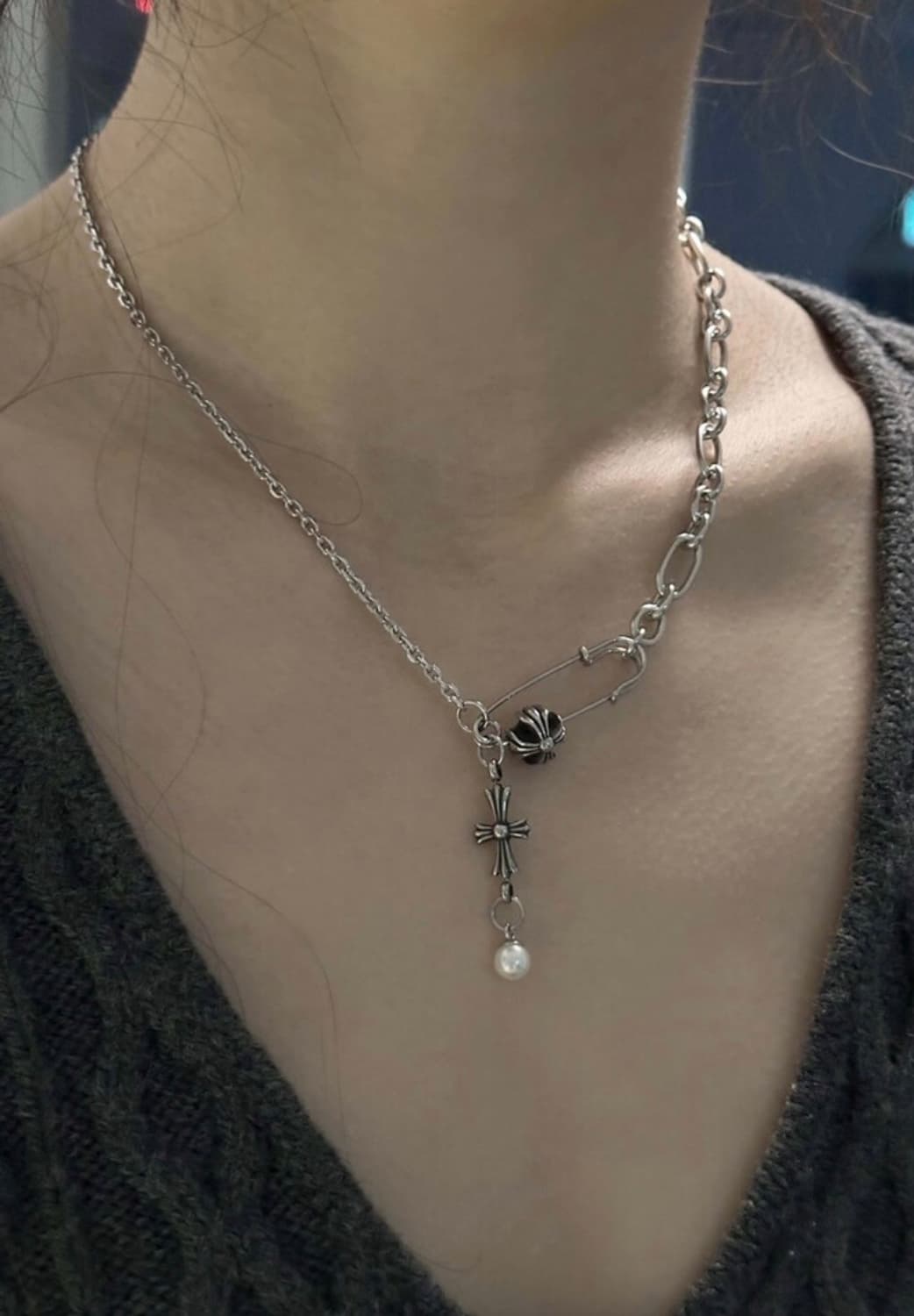 Ofuse 오퓨즈 pear drop 목걸이 상품이미지3