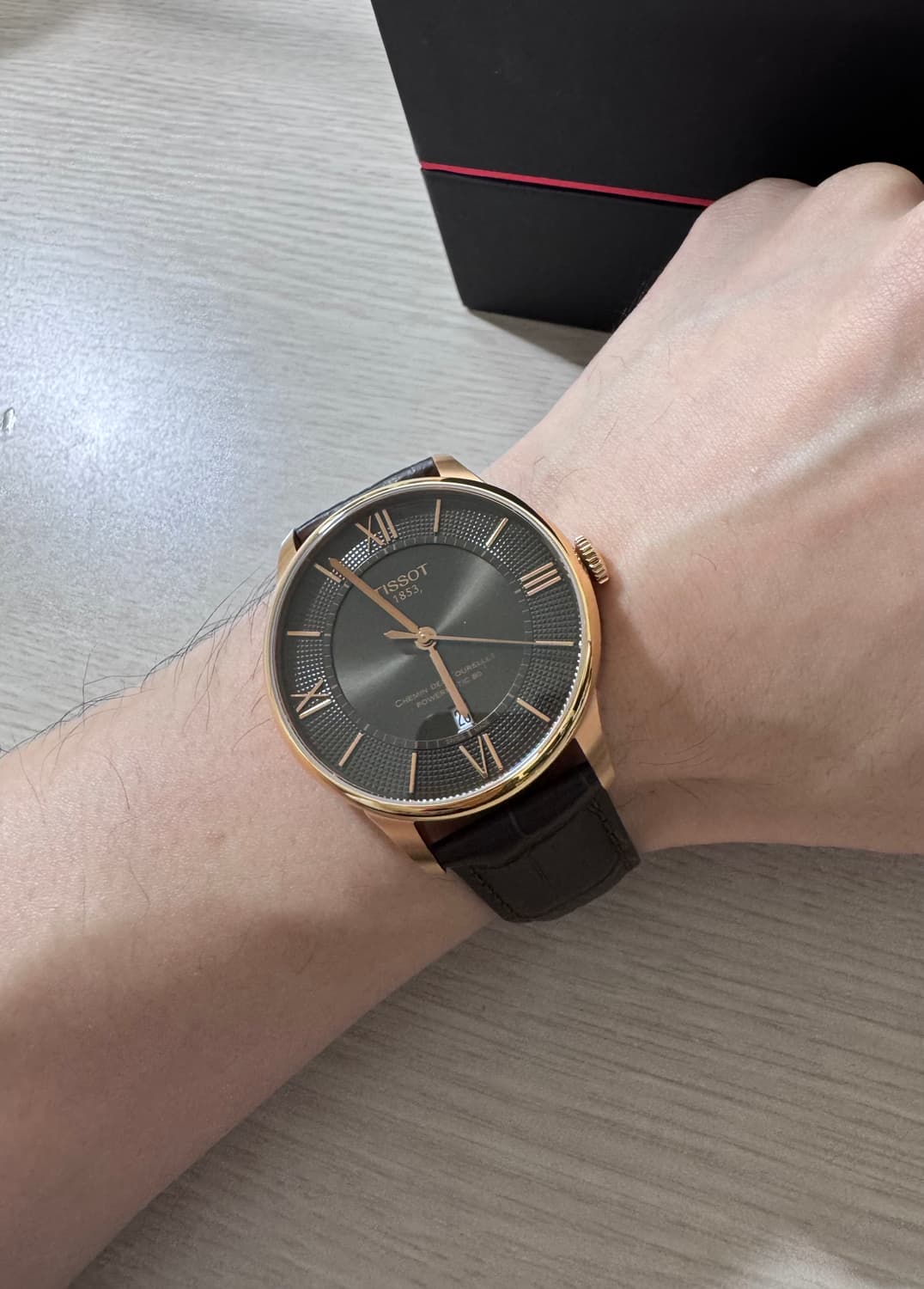 티쏘 슈망데뚜렐 파워매틱80 (상태좋음) 상품이미지7