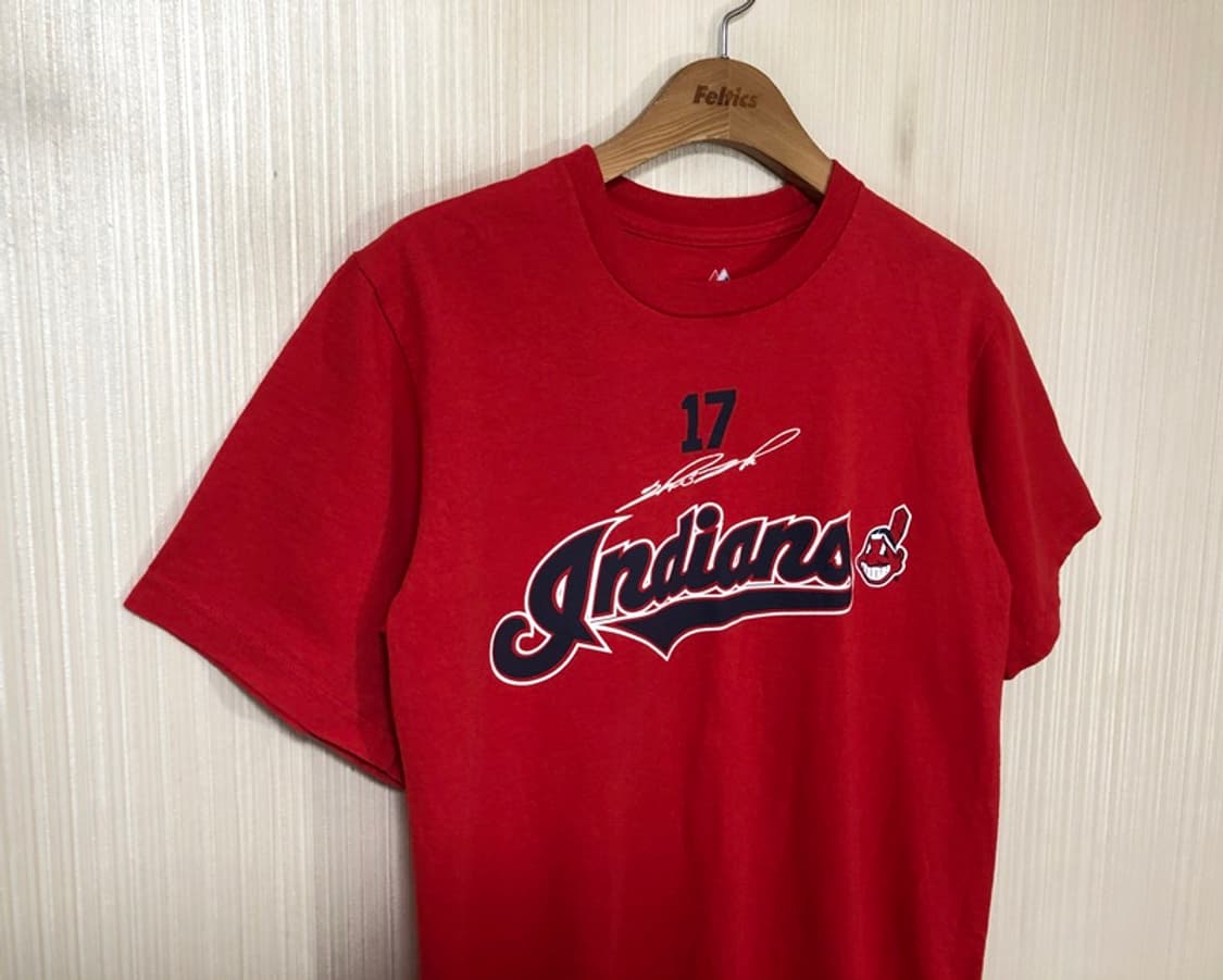 MLB 마제스틱 클리블랜드인디언스 플레이어티셔츠 S #17 추신수 상품이미지6