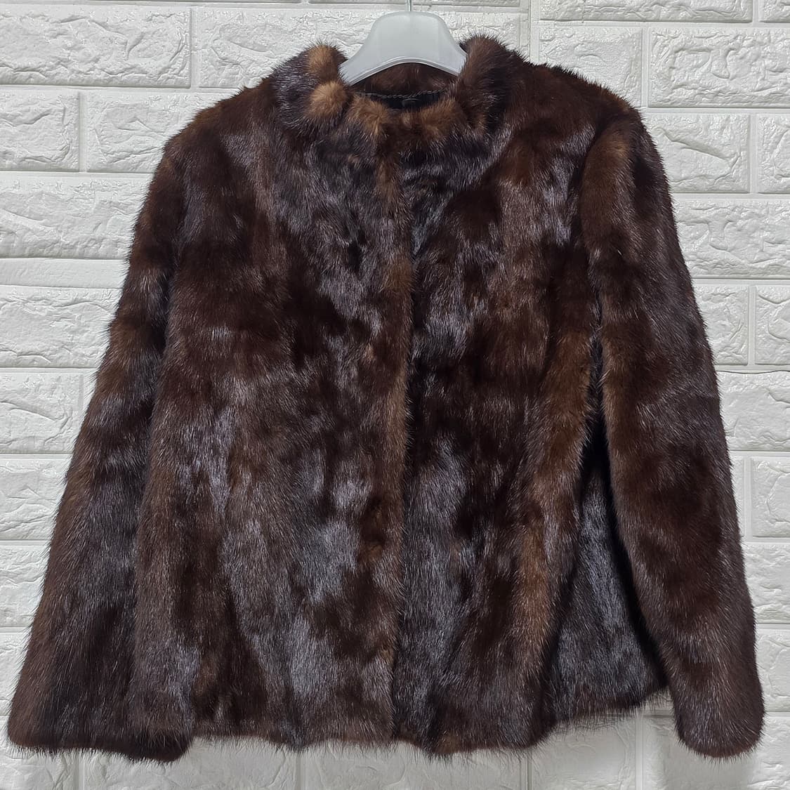 택포) 통밍크 코트 M 상품이미지1