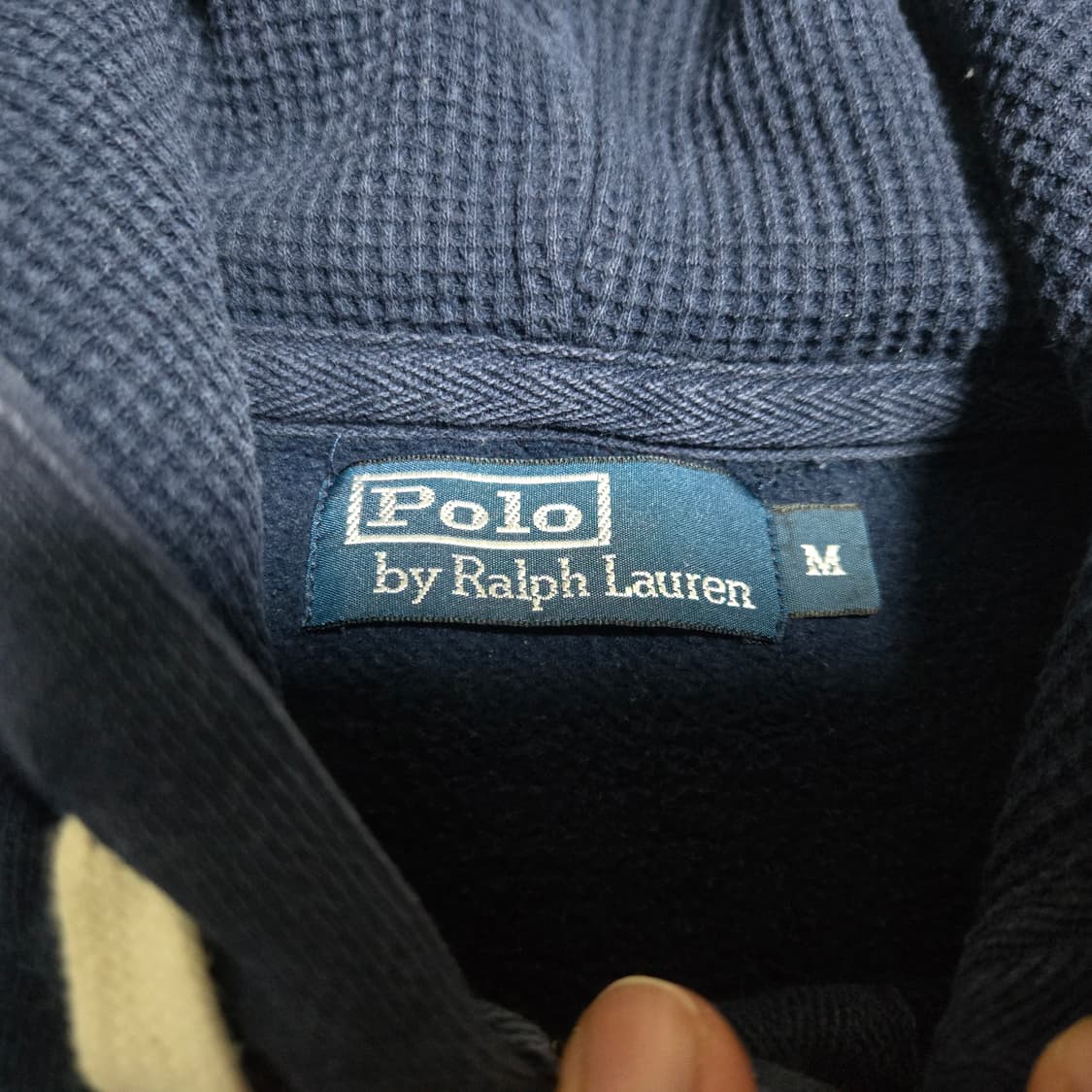 M 폴로랄프로렌 써멀 후드 집업 네이비 상품이미지3
