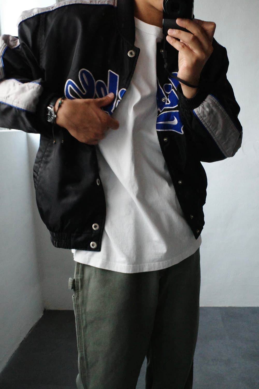 00s 나이키 새틴 스타디움 자켓 상품이미지1