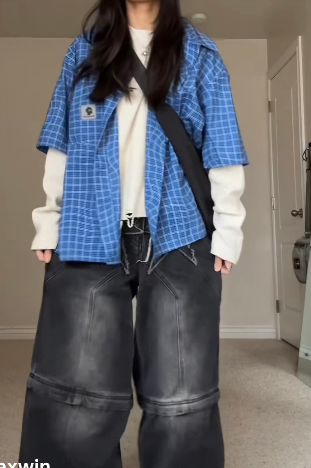 Shinzo Brand 반팔 크롭 셔츠 상품이미지5