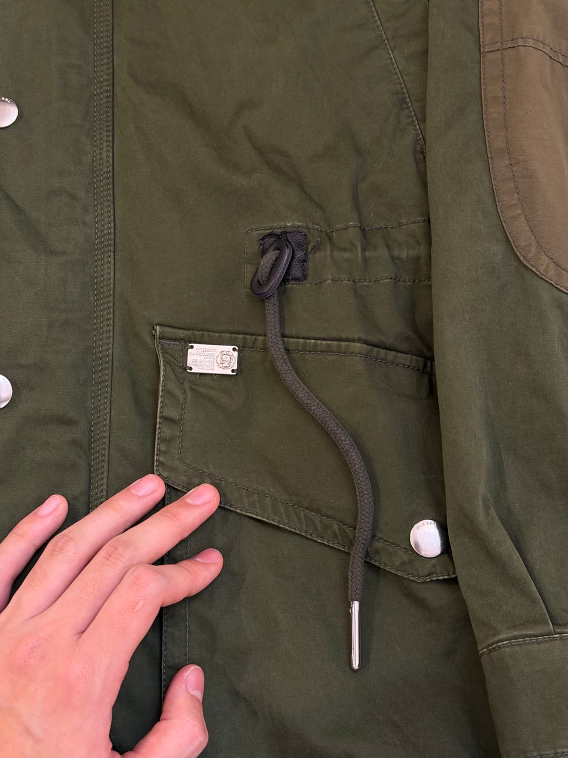 내피포함) 디젤 M-51 피쉬테일 개파카 밀리터리 야상 상품이미지3