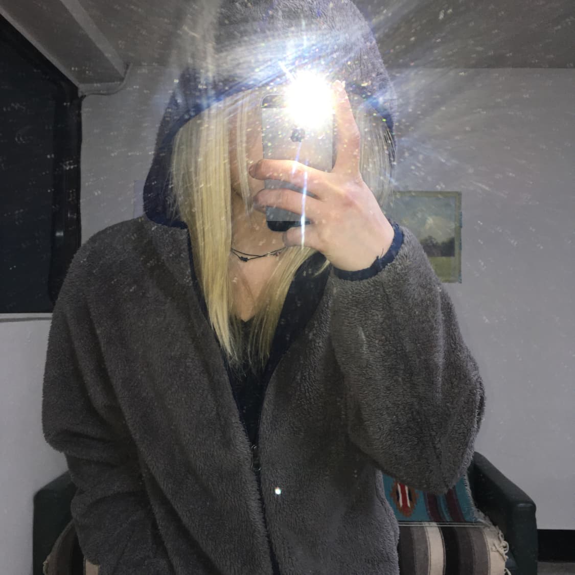 투티/0291 디키즈 플리스 뽀글이 후리스 베이지 브라운 배색 후드 집업 상품이미지1