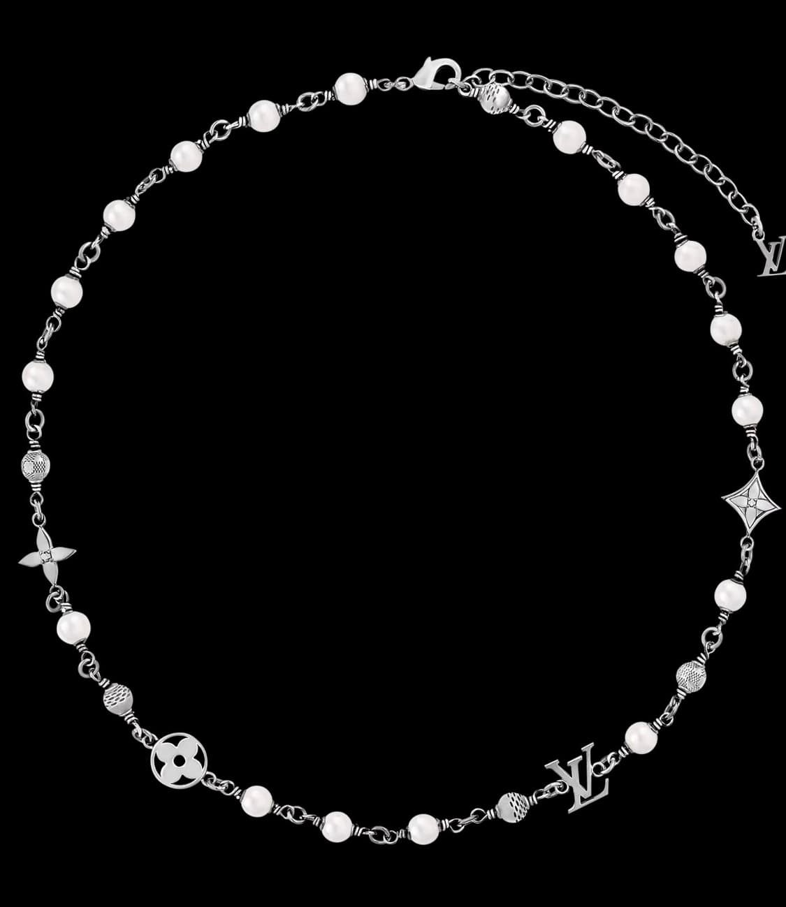 루이비통 목걸이 쿄카목걸이 lv이니셜 진주목걸이 상품이미지1