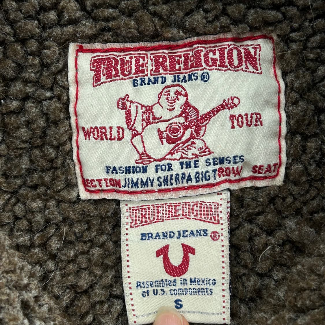 True relilgion 트루릴리젼 스티치 퍼 안감 코듀로이 자켓 상품이미지6