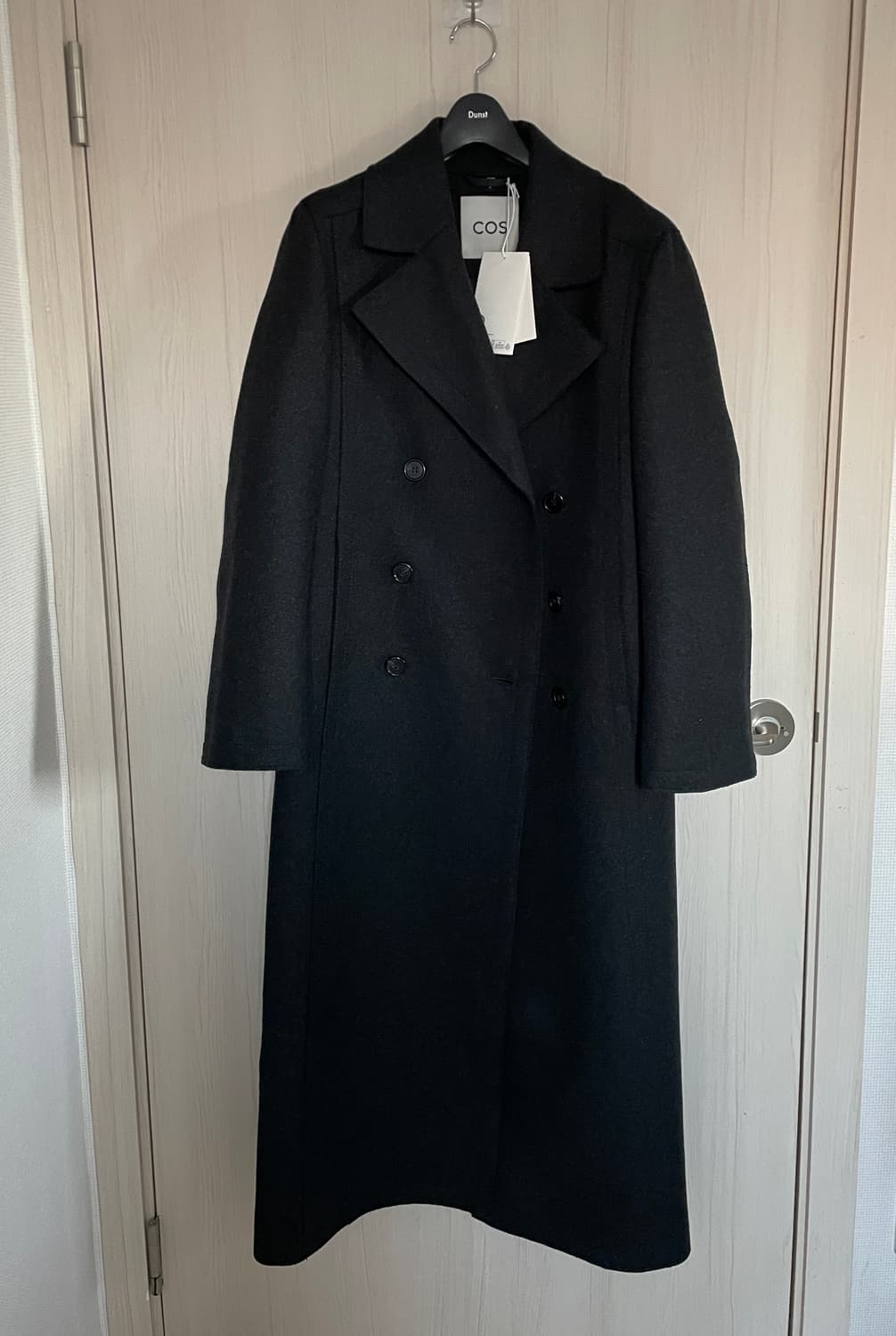 COS 코스 롱 라인 울 피코트 us2 사이즈 택달린 새상품 상품이미지3
