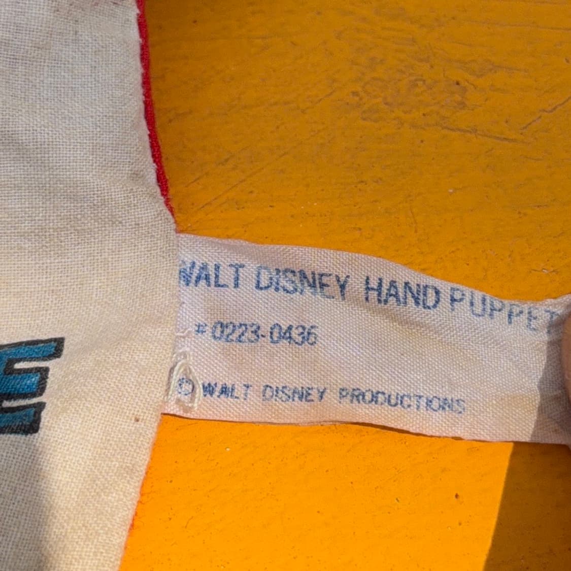 빈티지 소품 1960년 미키마우스 핸드 퍼펫 상품이미지6