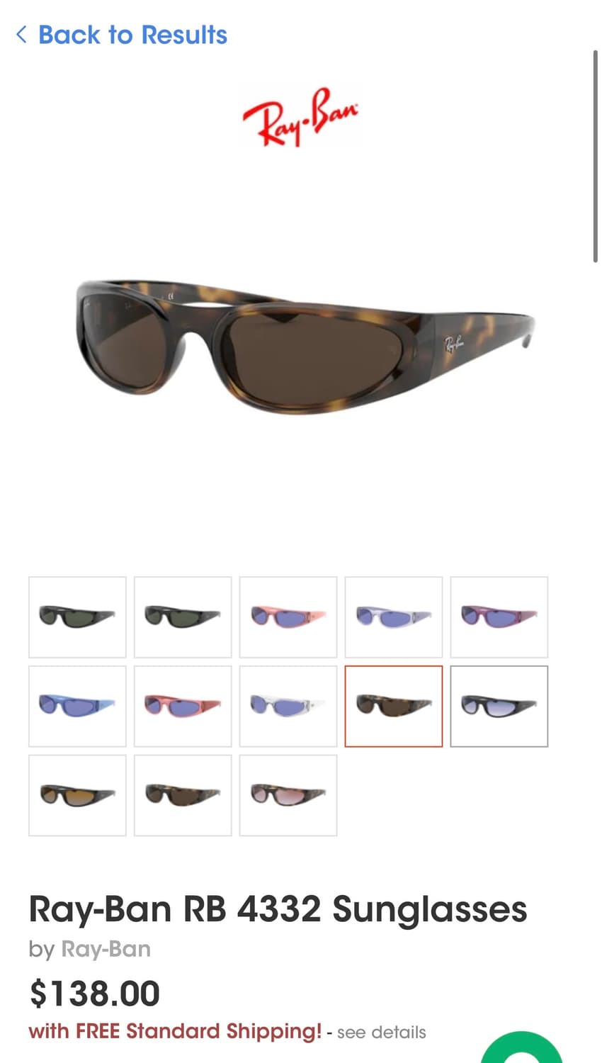 Ray-Ban RB 4332 Sunglasses 레이벤 상품이미지1