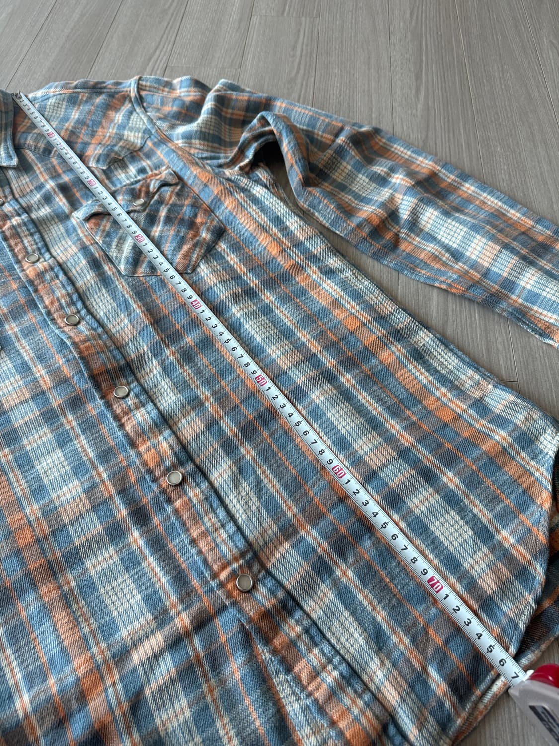 rrl 더블알엘 웨스턴 체크 셔츠 m 상품이미지8